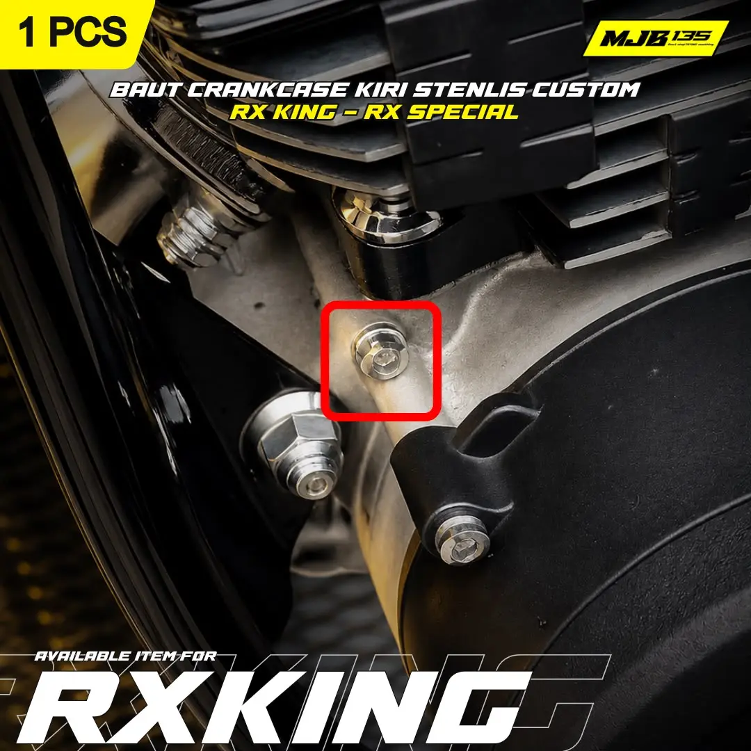BAUT RENGKES CRANKCASE KIRI RX KING RXS RXK YT115 STENLIS CUSTOM MJB ( 1 PCS )