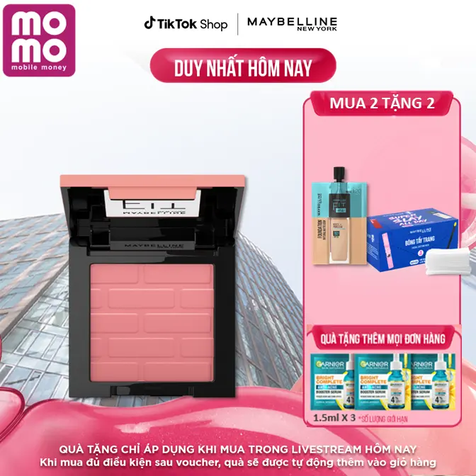 Phấn Má Hồng Mịn Nhẹ Tự Nhiên Giữ Màu Chuẩn Fit Me Blush Maybelline