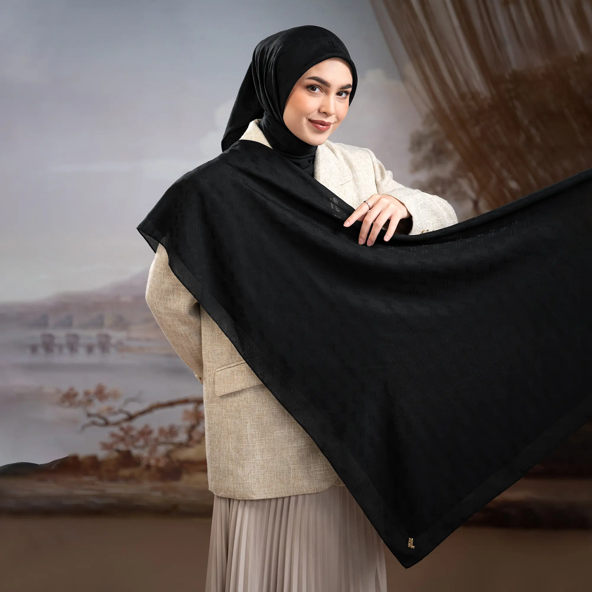 HEYLOCAL JACQUELLE SCARF - HIJAB SEGI EMPAT
