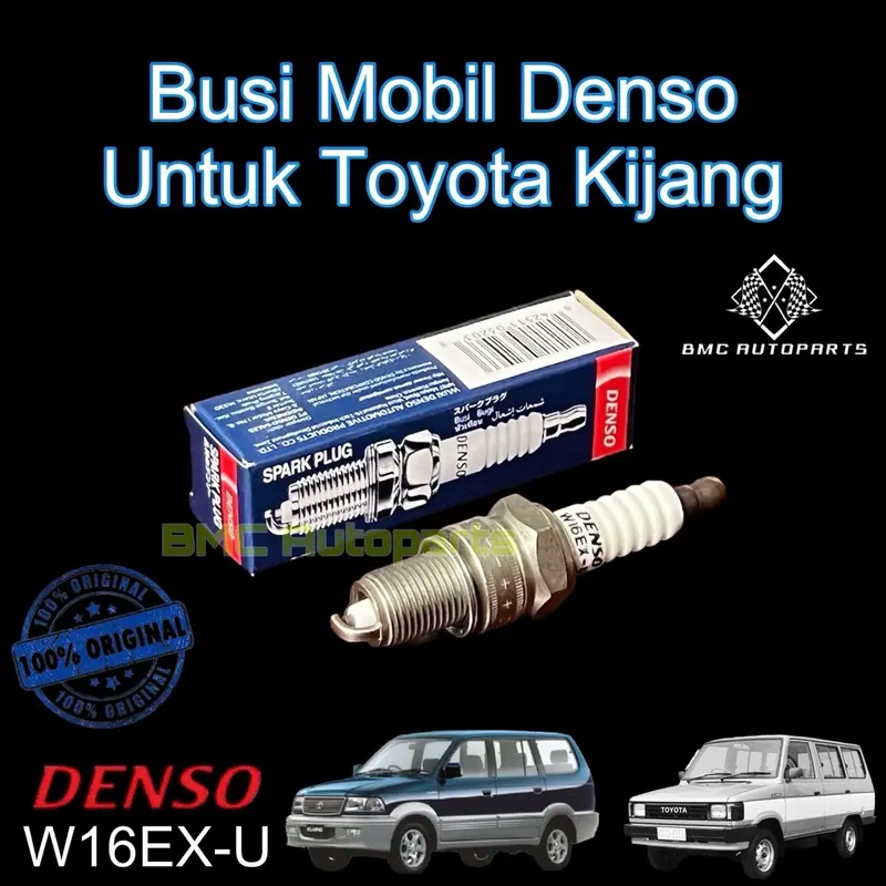 Busi Denso Original W16EX-U Mobil TOYOTA KIJANG LAMA / SUPER 5K / KAPSUL 7K NON EFI 0
