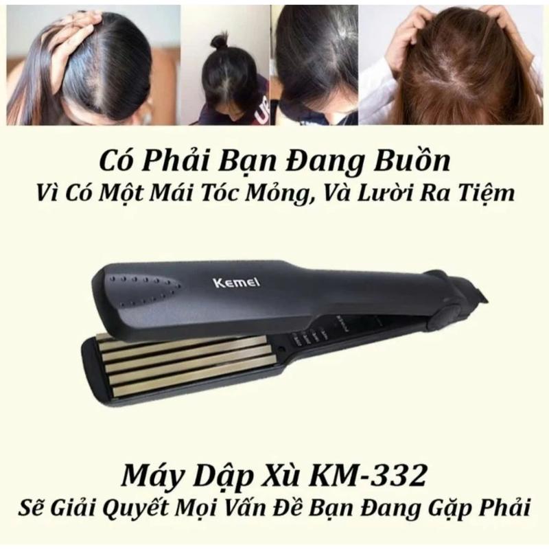 Máy dập xù bấm tóc phồng chân tóc loại tốt 2 in 1 ̣̂ ̂̀ ̛̣ ̂ kéo duỗi cao cấp 5 mức nhiệt bảo hành 24 tháng Nữ Women 4