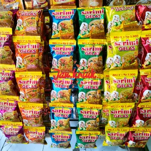 Sarimi Gelas Mi Instan isi 10 pcs aneka rasa