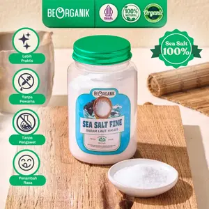 Beorganik Natural Sea Salt Fine / Garam Laut Organik Halus