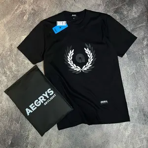 Kaos Aegrys PADI BLACK LIPE Casual Crewneck Pria Wanita