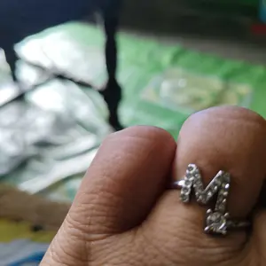 [COD] GD K59 Cincin Huruf Silver Abjad Huruf A-Z Tahan Karat Perhiasan Wanita Inisial Nama