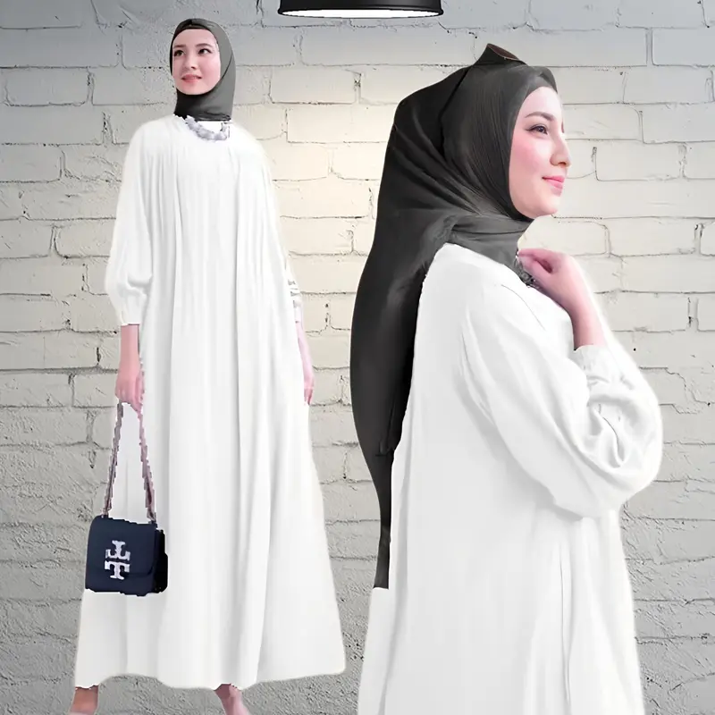 GAMIS GAURY GAMIS CRINKLE AIRFLOW TERBARU / GAMIS CRINKLE LD 110 gamis  maxmara 8