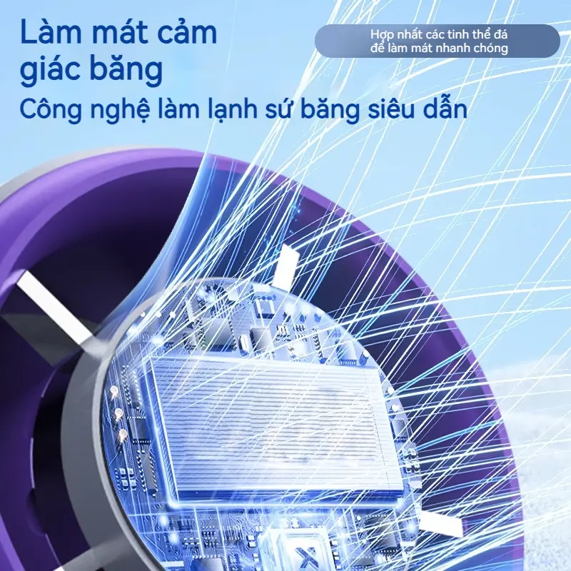 Qiangts Quạt sò lạnh  2027 Chế độ làm mát 0 độ, với 199 bánh răng tốc độ, Màn hình kỹ thuật số, Có Thể Sạc Lại 3000mAh, Động cơ không chổi than, Hỗ trợ cả ngoài trời và trong nhà | BigBuy360 - bigbuy360.vn