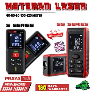 Meteran Laser Digital / Laser Distance Meter / Alat Ukur Jarak Digital 40M 60M 80M 100M 120M PT40S PT60S PT80S PT100S PT120S