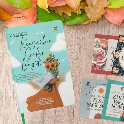 Buku Muslimah Planner Keajaiban Jalur Langit notebook weekly 2025 - Ziyad Books - Paper, Stationery