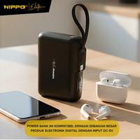 Gambar Hippo Elite Powerbank Pearl 5000mAh & 10000mAh Set PD 22,5W Output Type-C Port Input 5V-3A Output 5V-2.1A/9V-2.22A - Lcd - PB 5000mAh, Hitam dari Hippo Indonesia Kota Administrasi Jakarta Pusat 3 Tokopedia