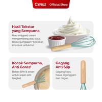 Gambar [Spesial Koko Panci] Cypruz Silicone Pengocok Gagang Kayu Egg Kitchenware dari Cypruz Kitchenware Kota Administrasi Jakarta Utara 3 Tokopedia
