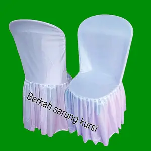 sarung bungkus kursi putih bersih(isi 10 pcs)