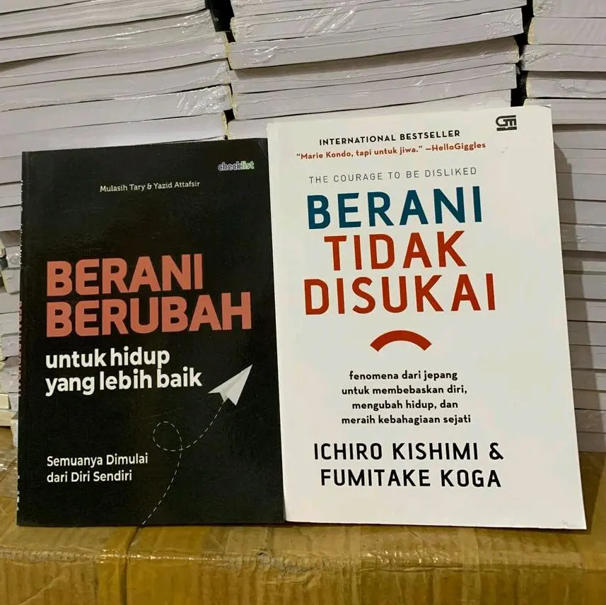 PAKET 2 BUKU MOTIVASI / BERANI BERUBAH / BERANI TIDAK DISUKAI