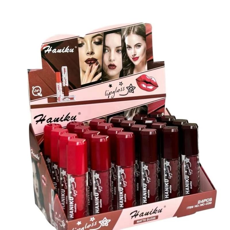 Lipgloss Haniku Matte waterprof isi 12pcs Lipstick Lipmatte Waterproof Lipstik 1