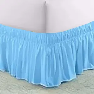 BED SKIRT RUMBAI POLOS PUNUTUP KOLONG KASUR TINGGI 35CM