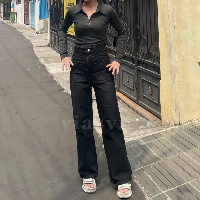 Viasvie - Mia Pocket Straight Jeans 4