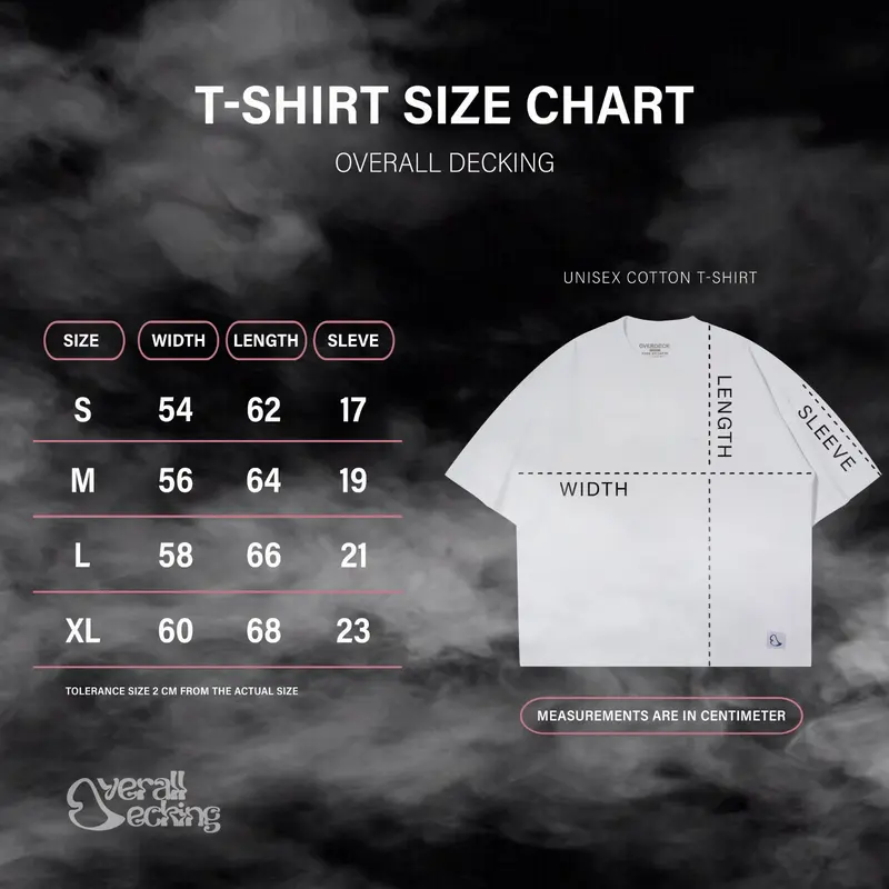 Boxy Cut T-Shirt cotton 20s OverallDecking Justice White 1