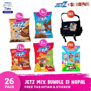 JetZ Mix Bundle Si Nopal - Free Tas Hitam A