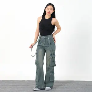 [LUXE.DLABEL] - 296 JEANS  | Celana Panjang Highwaist Wanita Jeans Wanita Polos Ripped Jeans Highwaist  Skinny Jeans Highwaist Baggy Wideleg Jeans Kulot jeans Boyfriend Jeans Kargo Jeans C