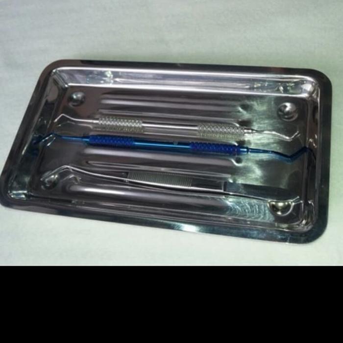 Gambar Tray Datar Instrument Dental dari Dental Jaya Official Kota Yogyakarta Tokopedia