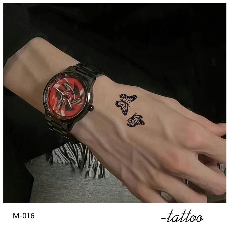 Zoartattoo M-190 stiker tato sementara  【Peta binatang】Tahan lama Tattoo menempel dekorasi seni untuk pria dan wanita 3