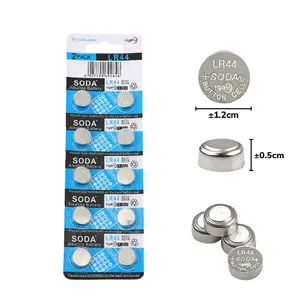 SODA Baterai LR44 untuk Ph Meter & TDS3 - Batre Soda Jam Merah Isi 10pcs Cadangan Laser Kecil Cahaya Merah