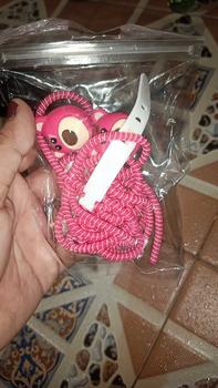 Product Review of Pelindung Kabel Charger Data 1 Set 4 in 1 Presisi Cable Bite Kabel Type C USB A Micro USB Lightning Kompatibel untuk Samsung Xiaomi Realme Tecno Infinix Vivo Oppo Huawei Karakter Marvel Sanrio Nintendo Kuromi Hello Kitty Lotso MyMelody CInnamoroll from ℕ**𝕞 1