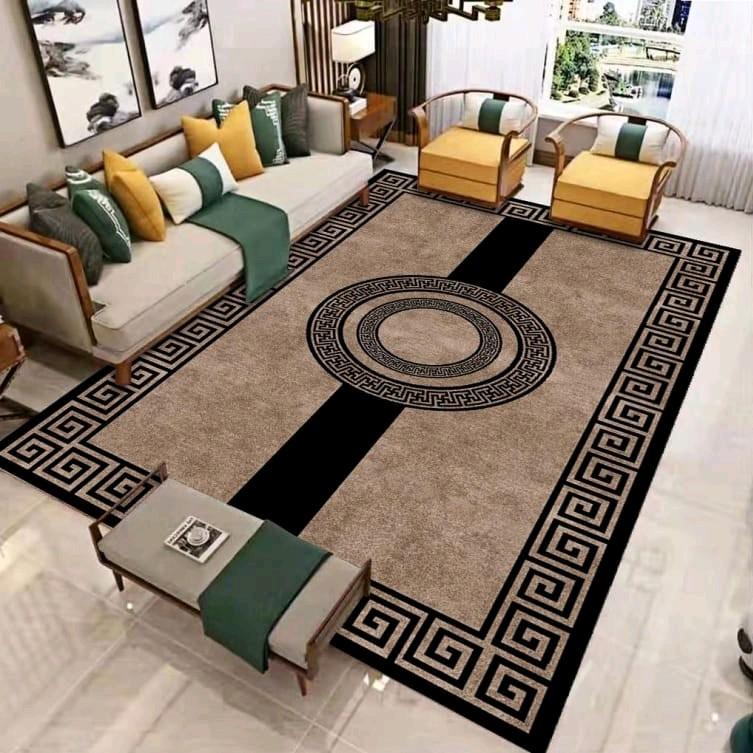 KARPET 3D SAIZ L 120 X 180CM 4X6 kaki , sesuai untuk ruang temu kecil,