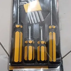 Obeng Set Plus Minus 9 in 1 Kunci L Screwdriver Multifungsi