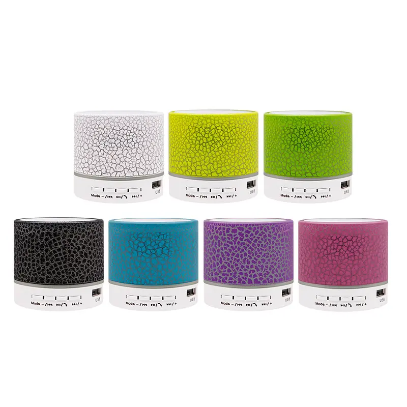 Thiết bị âm thanh không dây không có đèn LED, Loa Bluetooth Mini, Loa không dây, Thẻ LED đầy màu sắc, USB, Loa Siêu Trầm, MP3 Cầm Tay Phạm Vi Đầy Đủ, Âm Thanh Toàn Dải 3