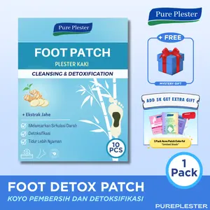 Foot Patch Detox - Perawatan Kaki - Plester Kaki Detoksifikasi  Tangan dan Kaki