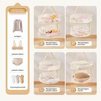 Gambar ECOCO Laundry Drying Basket - Jaring pengering pakaian untuk mengeringkan kaus kaki keranjang pakaian untuk mengeringkan sweater saku jaring ubin,rak pengeringan pakaian khusus untuk sweater rumah tangga - Small (Single) dari Backhome Indonesia Kota Administrasi Jakarta Barat 3 Tokopedia
