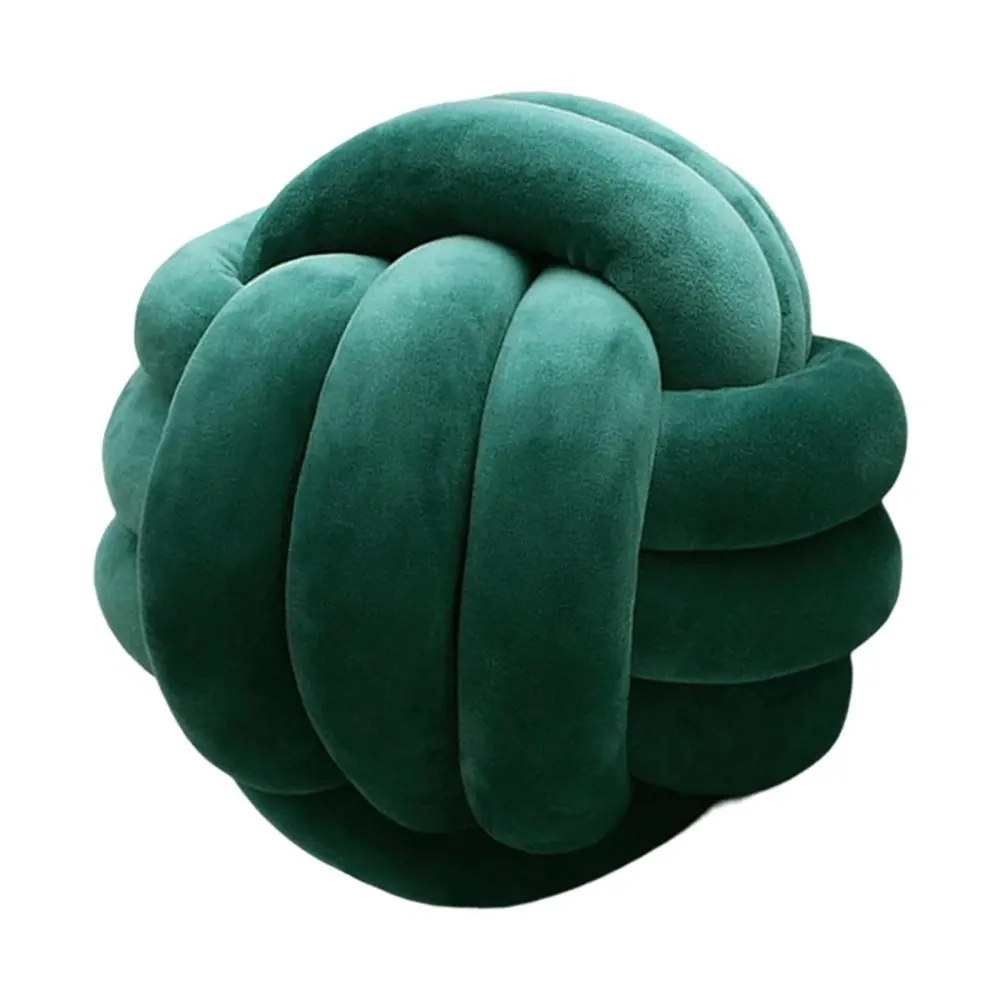 Soft Knot Ball Pillow Plush Pillow Decorative for Living Room Sofa Home Decoration 22cm