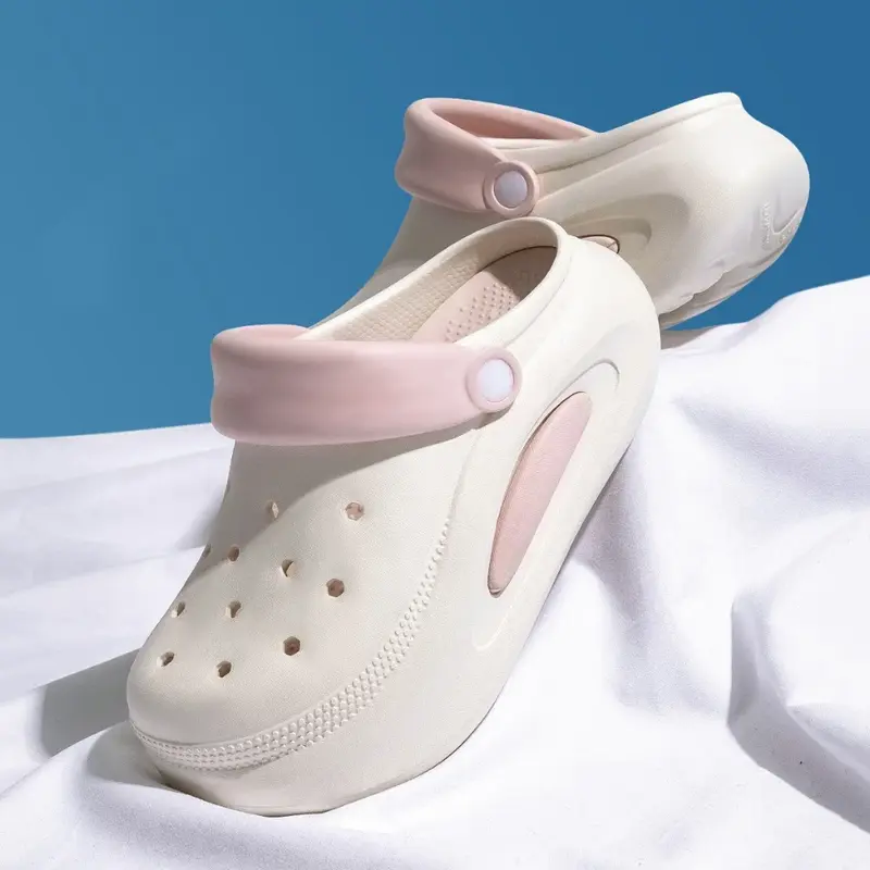 UMINIY Sandal Baim Kodok Wanita Sendal Slip On Sepatu Anti-slip Fuji Sandal Wedges Platform EVA 4