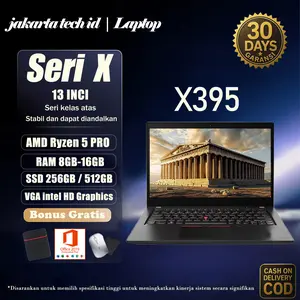 NO.6 Laptop X390-X395 intel Gen 8-10 dan AMD Ryzen 5 PRO RAM 16GB Windows  11 Pro screen 13 inci