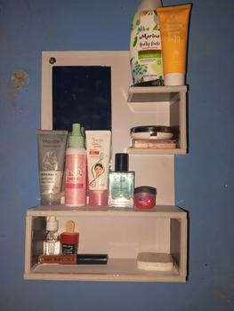 Product Review of Rak kosmetik cermin rak minimalis dinding Putih from 2**6 1