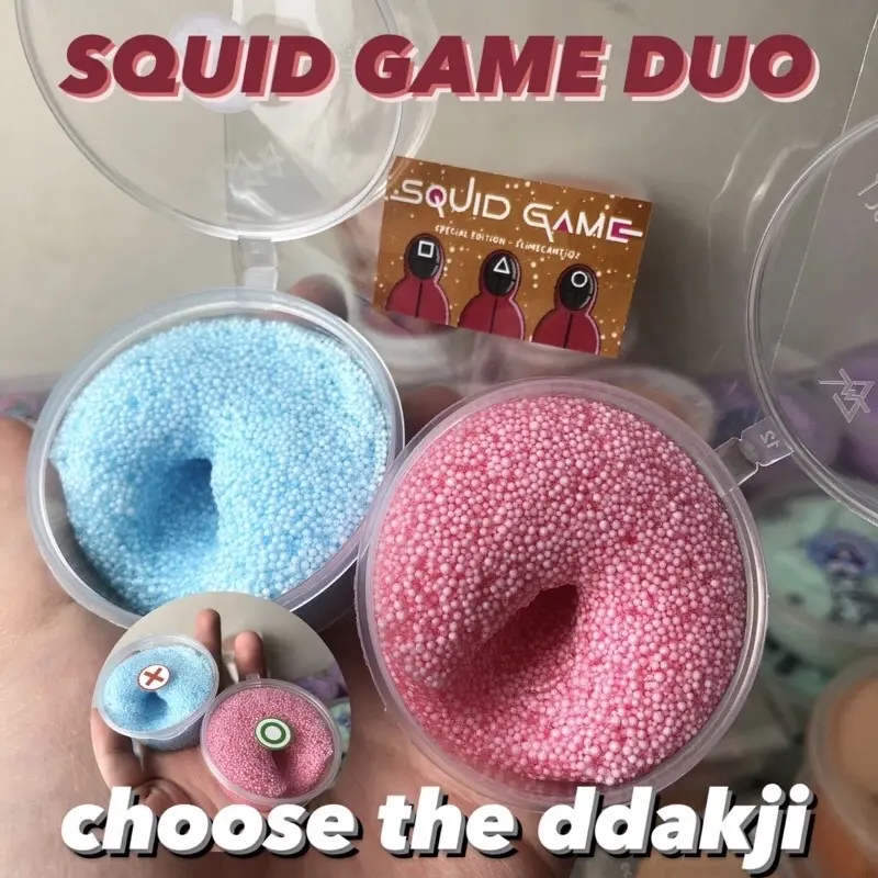 duo series (langsung dapat 2 slime) Multicoloured Gift Set Educational Toys, slime, mainan anak 0