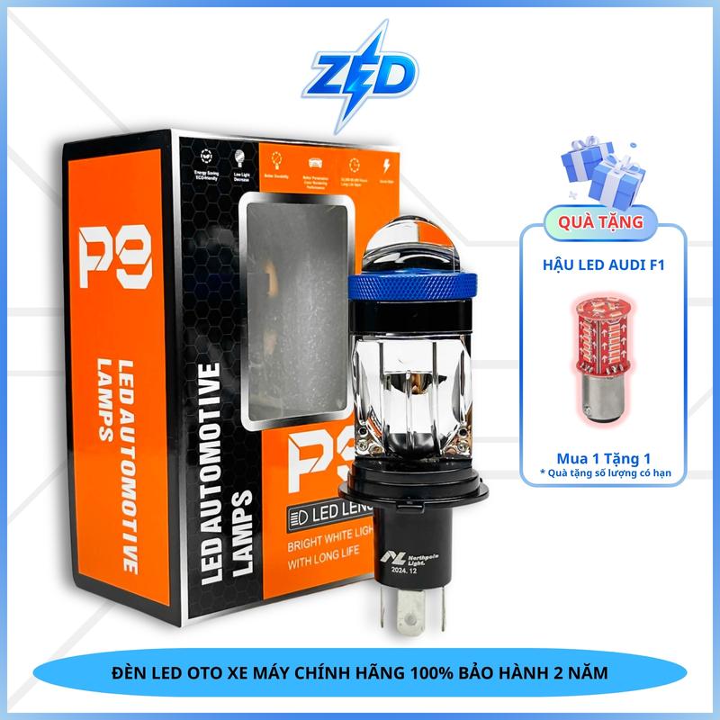 Hàng Chuẩn Hãng Đèn Pha LED Bi Cầu Mini P9 NPL - 50W Trợ Pha Laser Chuyên Lắp Oto Xe Máy - Bảo Hành 1 Năm