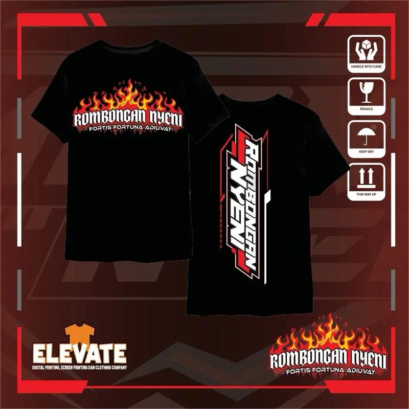 KAOS ROMBONGAN NYENI ORIGINAL SAMPITAK VOL 2 KAOS 100% KATUN 24S SABLON PLASTISOL