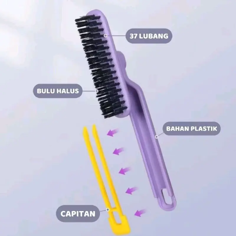 Sikat Toilet 3in1 Putar 360° /Cleaning Brush / Pembersih Lantai Kamar Mandi Westafel Dapur Serbaguna 7