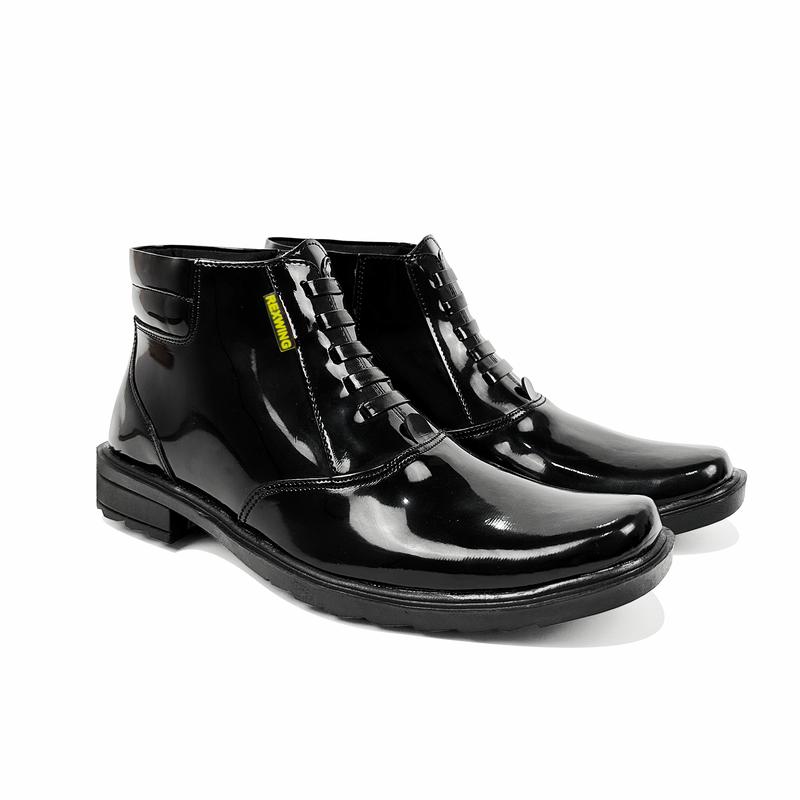 Rexwing - Sepatu PDH Boots Sepatu Kerja Pria Formal Hitam Pantofel ...