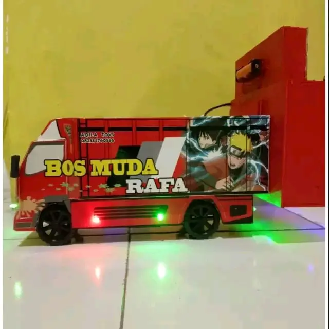 Kanov1234 Miniatur truk dan sound bluetooth