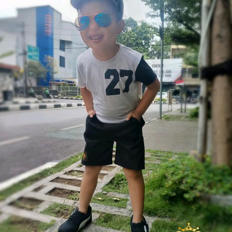 Celana chinos pendek anak laki-laki 2-6 tahun|bahan meral twill combet Stretch 3