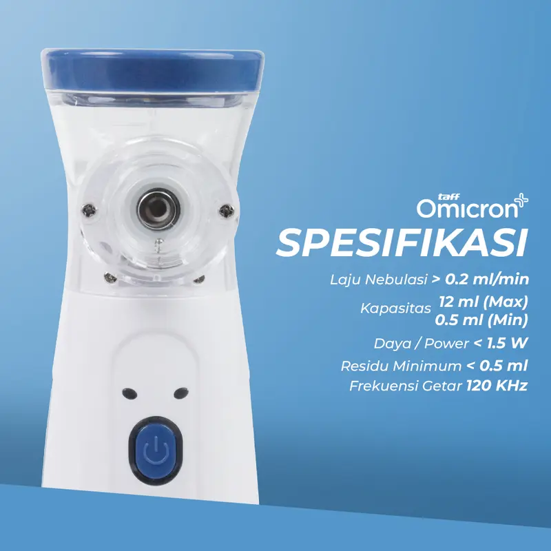 Alat Terapi Pernapasan Handheld Inhaler Nebulizer Machine USB Charge - JSL-W302 5
