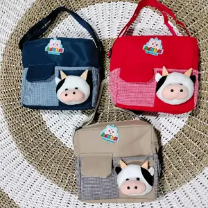 Tas Bayi Sapi Model Saku Tutup Merah 25x23x10cm - Child, Bags