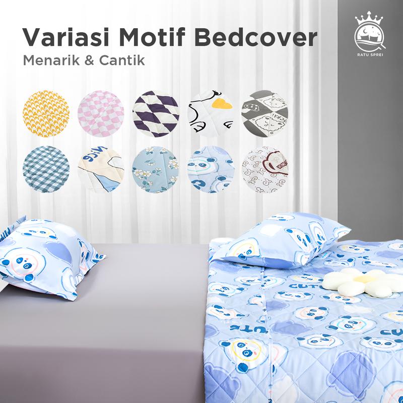 Product Introduction of RATU - SELIMUT 160X200CM (QUEEN SIZE) MOTIF ESTETIK BAHAN KATUN MICROTEX BISA COD 0