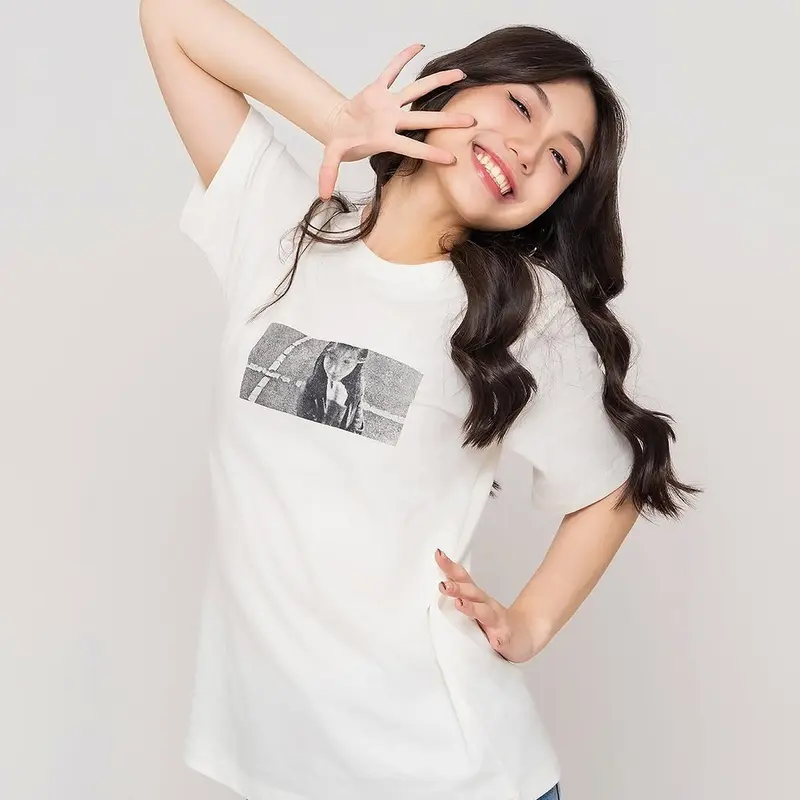 Kaos JKT48 Michie Birthday 2025 T-shirt Wanita Free Pc/Goodibag Cotton Putih 4