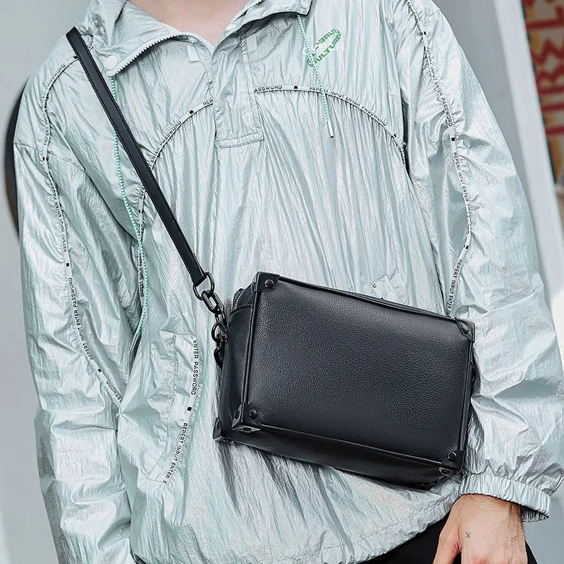 TAS SELEMPANG PRIA PU LEATHER SOFT - SL12 Slingbag 1