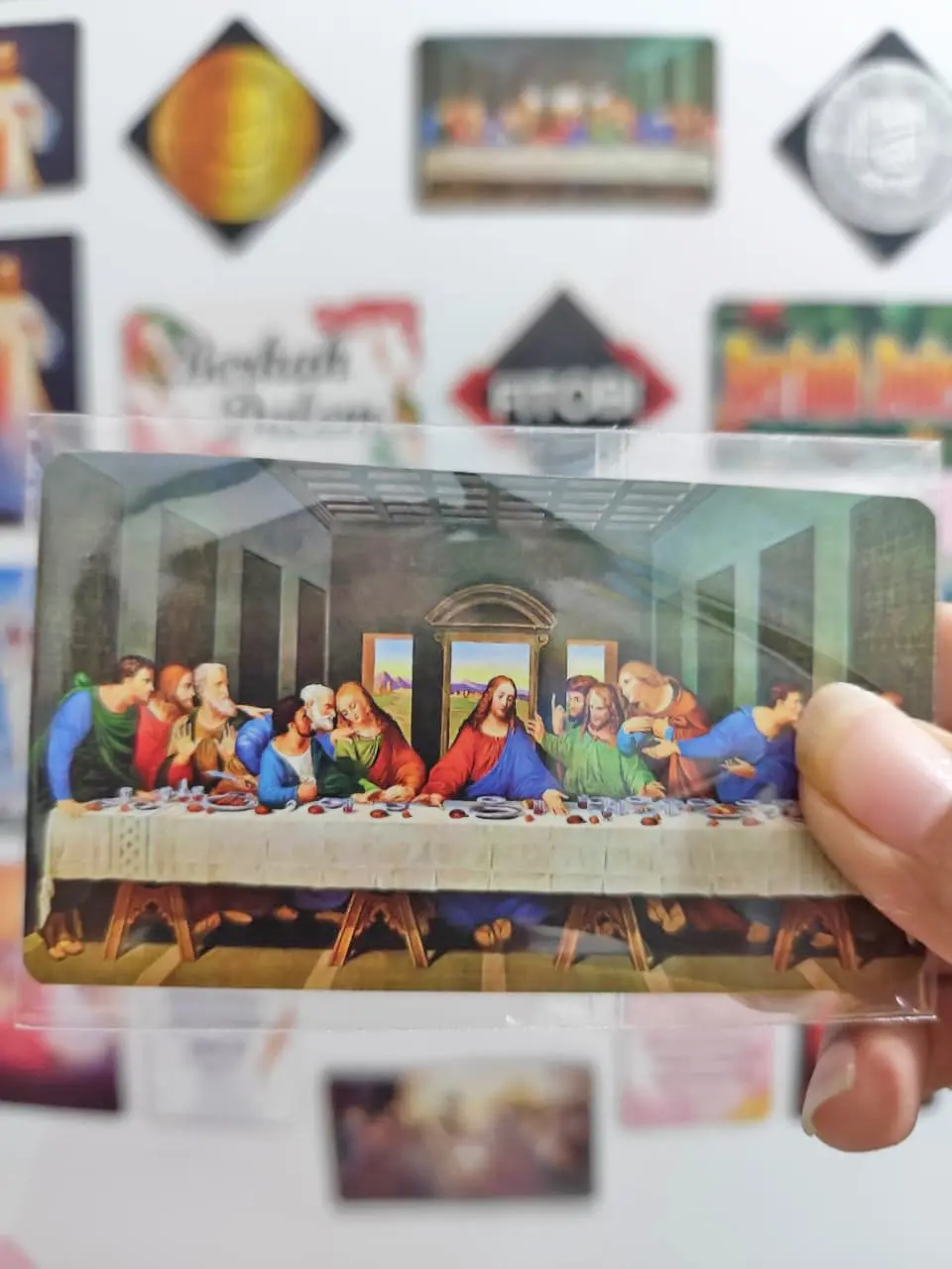 magnet kulkas perjamuan terakhir / perjamuan kudus The Last Supper