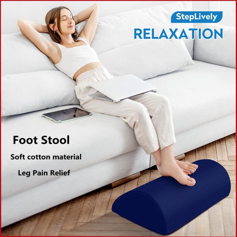 [Kennard] Footrest Cushion for Computer Chair at Home  Leg Support Memory Pillow Ergonomic Under Desk Foot Rest - Footrest Cushion for Computer Chair at Home  Foot Stool, 0